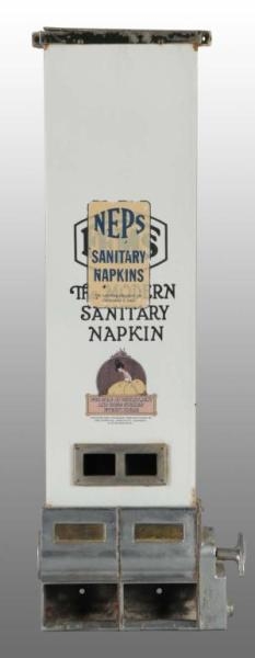 NEPS SANITARY NAPKIN COIN-OPERATED DISPENSER.     