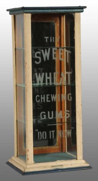 SWEET WHEAT CHEWING GUM DISPLAY CASE.             