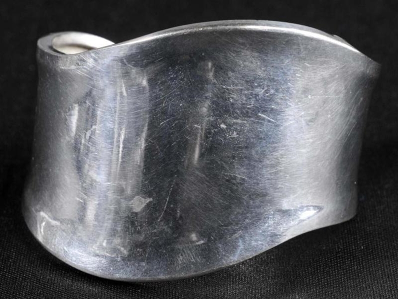 STERLING MEXICAN CUFF BRACELET.                   