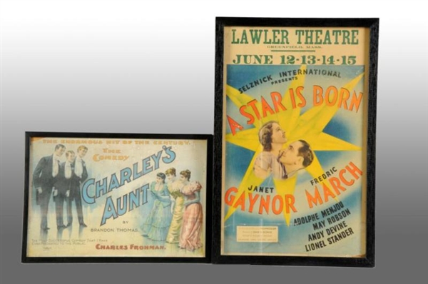LOT OF 3: ASSORTED PLAY & CIRCUS POSTERS.         