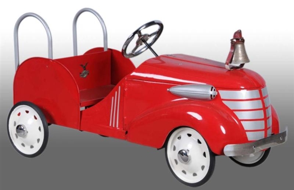 PRESSED STEEL GENDRON FIRE PATROL TRUCK PEDAL CAR.