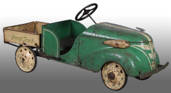 PRESSED STEEL GENDRON SPEED TRUCK PEDAL CAR.      
