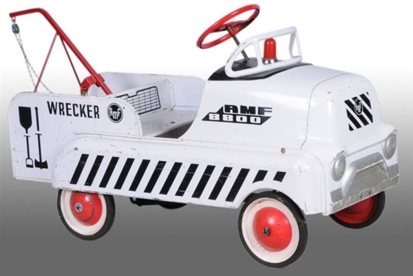 PRESSED STEEL AMF TOW WRECKER PEDAL CAR.          