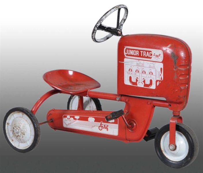 PRESSED STEEL AMF JUNIOR TRACTOR PEDAL CAR.       