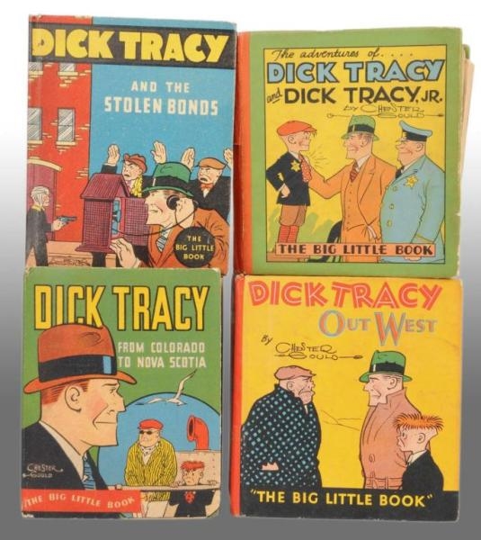 LOT OF 4: DICK TRACEY BIG LITTLE BOOKS.           