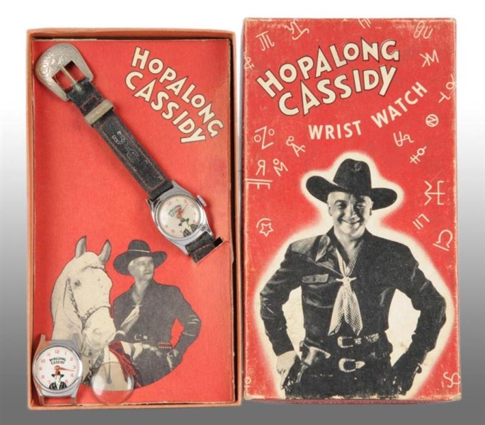 UNITED STATES TIME CORP. HOPALONG CASSIDY WATCH.  