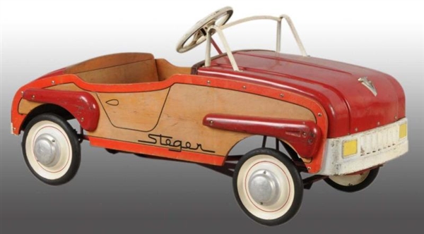 PRESSED STEEL TOWN & COUNTRY PEDAL CAR.           
