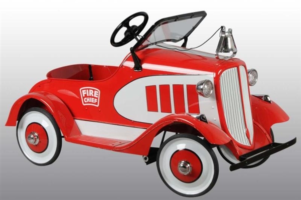 PRESSED STEEL BUICK FIRE CHIEF PEDAL CAR.         