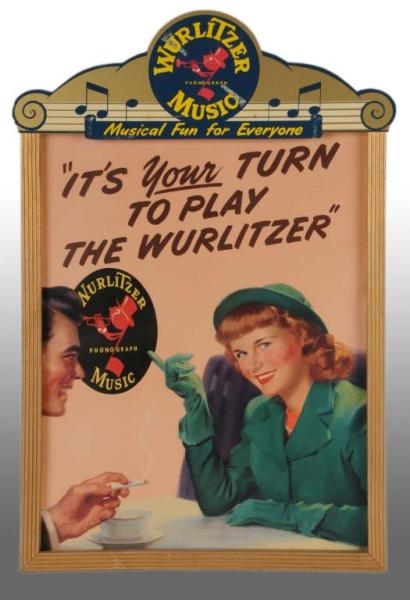 “ IT’S YOUR TURN TO PLAY THE WURLITZER " POSTER   