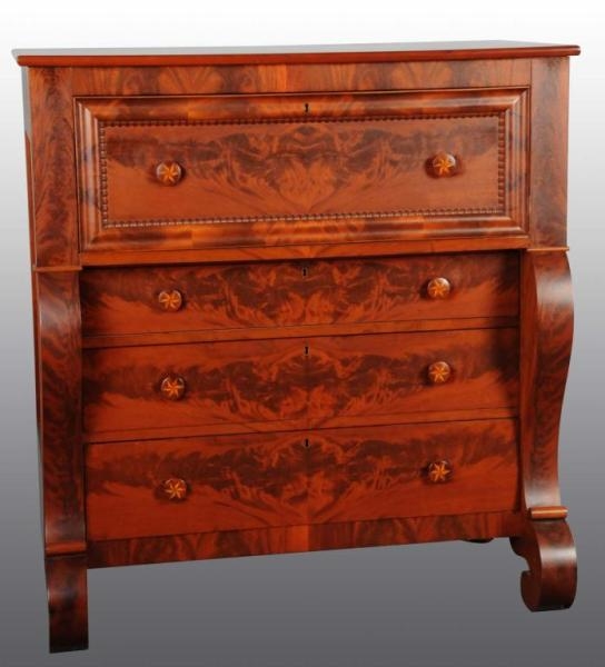 WALNUT EMPIRE BUTLERS DESK.                      