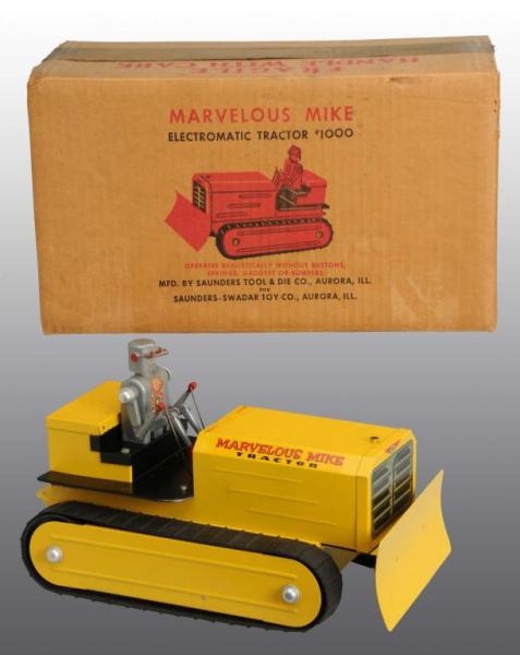SAUNDERS MARVELOUS MIKE ROBOT TRACTOR TOY.       