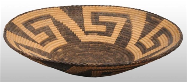 WOVEN NATIVE AMERICAN INDIAN BOWL.                