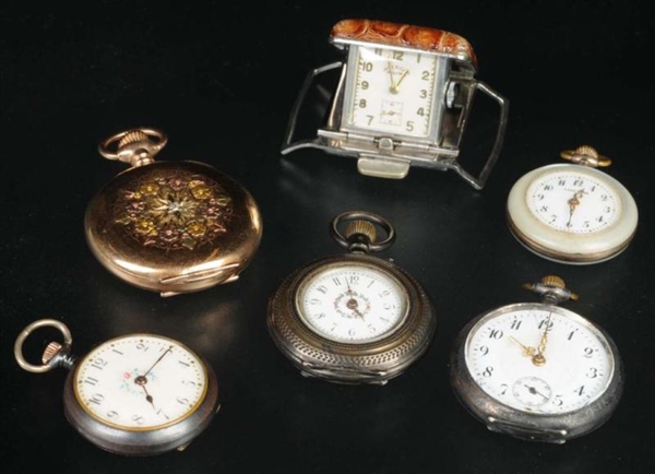 LOT OF 6: ANTIQUE JEWELRY WOMENS WATCHES.        
