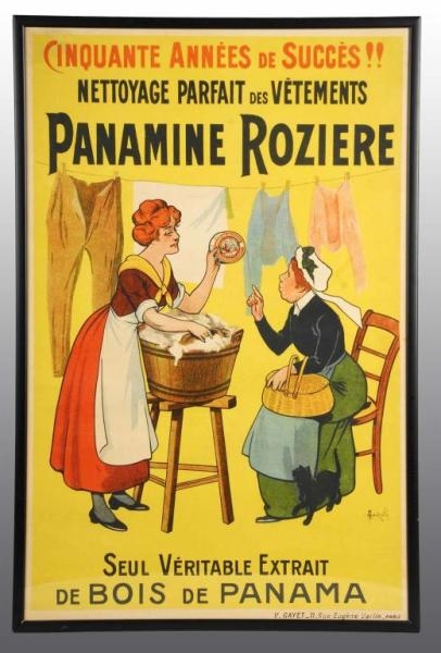 PAPER PANAMINE ROZIERE SOAP POSTER.               