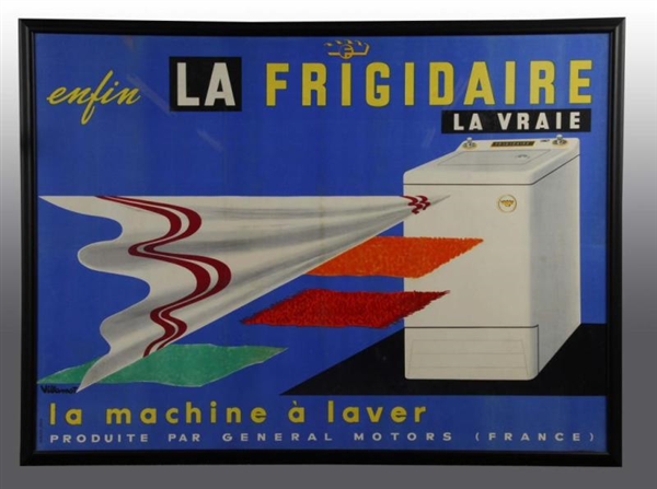 ENFIN LA FRIGIDAIRE WASHING MACHINE POSTER.       
