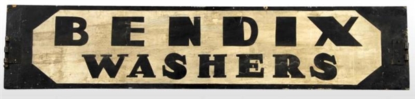 WOODEN BENDIX WASHERS SIGN.                       