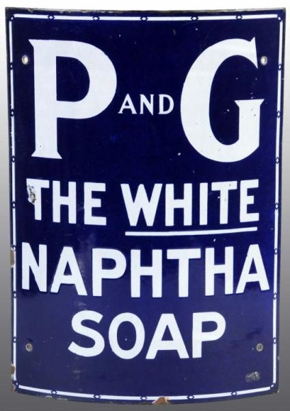  PORCELAIN P AND G SOAP SIGN.                     