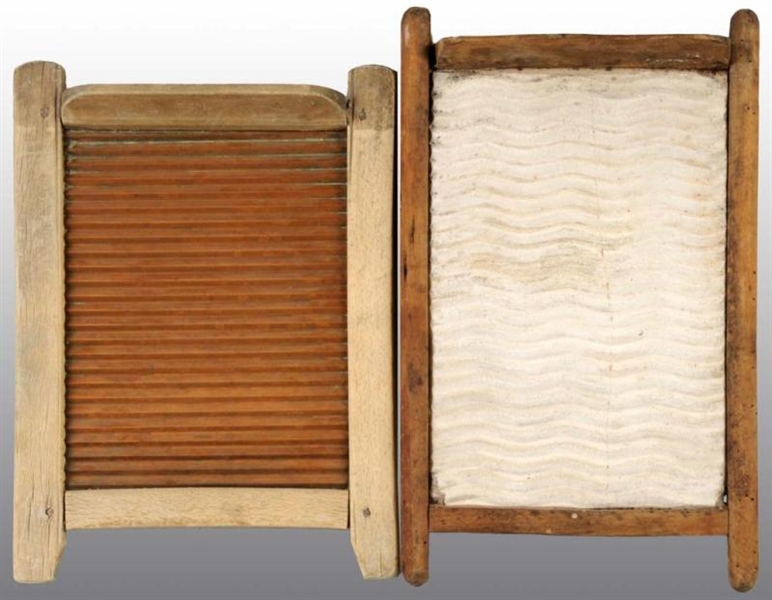 LOT OF 2: WASHBOARDS.                             