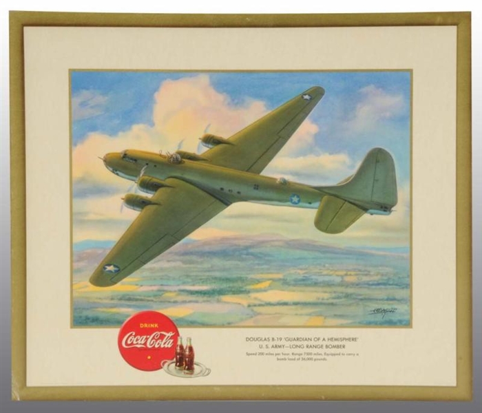 COCA-COLA SET OF 1943 WWII AIRPLANE CARDS.        