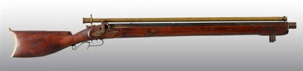 LATE BENCH RIFLE WITH TELESCOPIC SIGHT.           