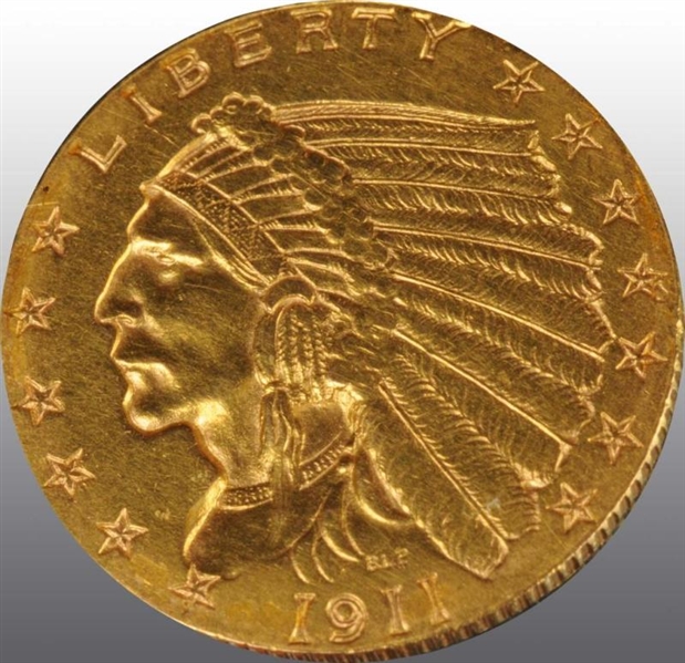 1911-D INDIAN HEAD $2 ½.                          