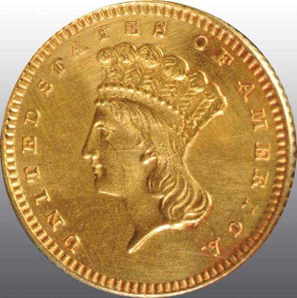 1886 INDIAN HEAD GOLD $1.                         