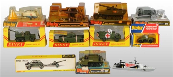 LOT OF 11: DINKY DIE-CAST VEHICLE TOYS.           