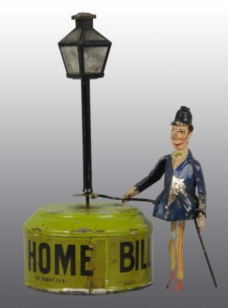 TIN HAND-PAINTED BILL BAILEY COMING HOME TOY.     