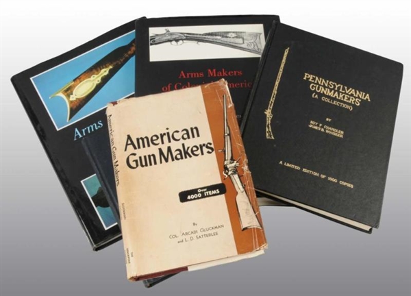 LOT OF 5: AMERICAN GUNMAKERS BOOKS.               