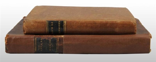 LOT OF 2: ANTIQUE 19TH CENTURY BIOGRAPHY BOOKS.   