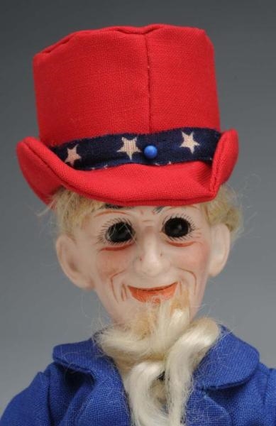 UNCLE SAM CHARACTER DOLL.                         