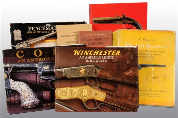 LOT OF 11:  ASSORTED GUN RELATED BOOKS.           