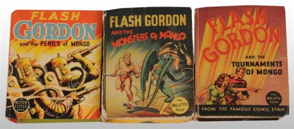 LOT OF 3: FLASH GORDON BIG LITTLE BOOKS.          