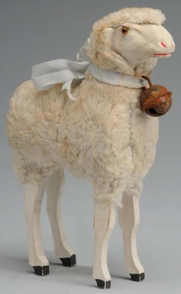 SHEEP WITH BELL CANDY CONTAINER.                  