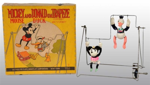 MICKEY MOUSE & DONALD DUCK ACROBATS IN ORIG BOX.  