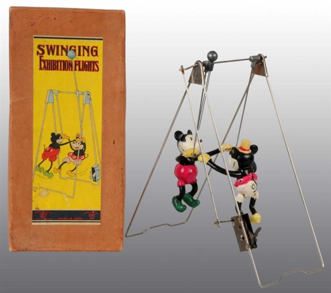 MICKEY & MINNIE MOUSE ACROBATS TOY IN ORIG BOX.   