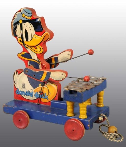 FISHER PRICE NO. 185 DONALD DUCK XYLOPHONE TOY.   