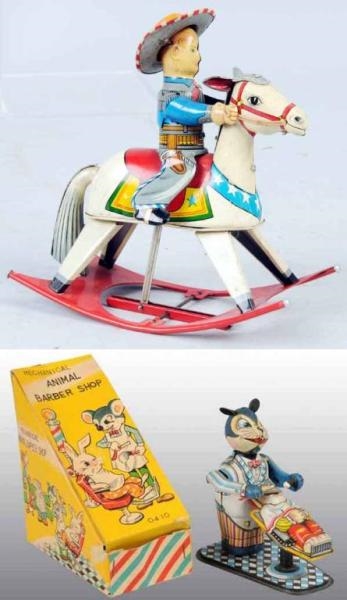 LOT OF 2:  JAPANESE TIN WIND-UP TOYS.             