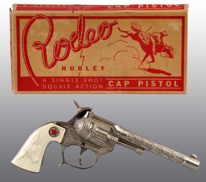 HUBLEY RODEO TOY CAP GUN.                         