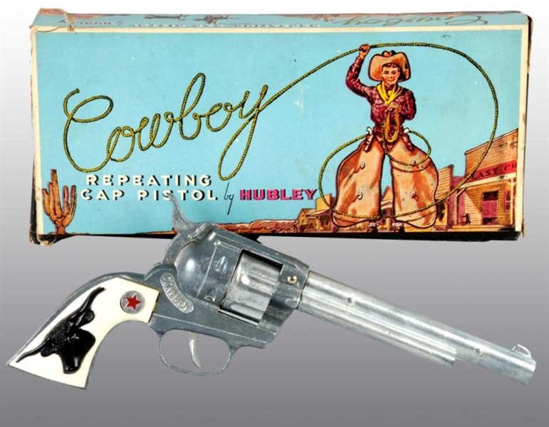 HUBLEY COWBOY REPEATING TOY CAP GUN.              