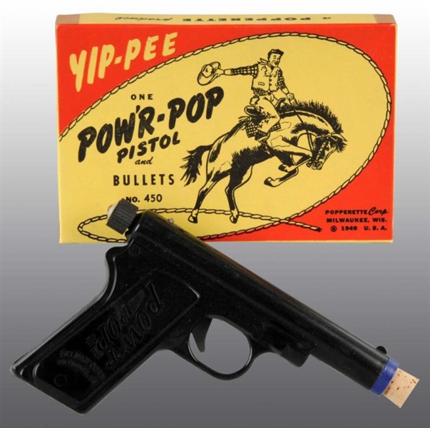 YIP-PEE POWR POP TOY GUN.                        