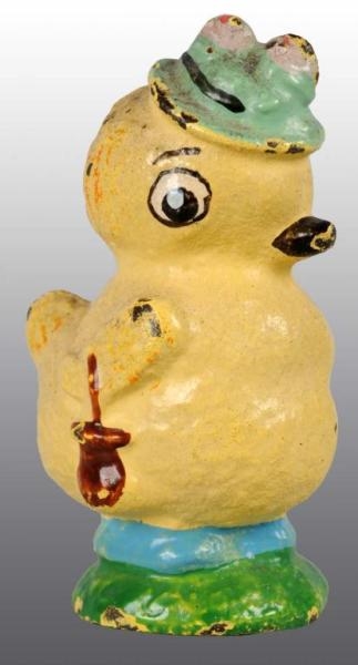CAST IRON CHICK PAPERWEIGHT.                      