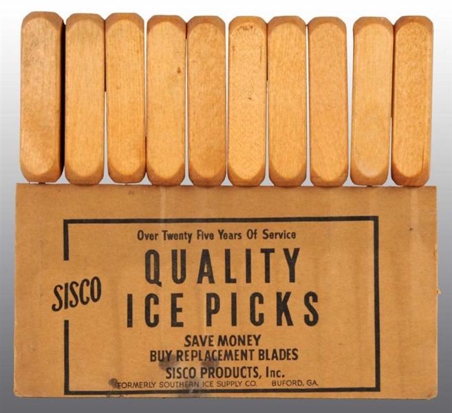 ORIGINAL STORE PACK OF SISCO ICE PICKS.           