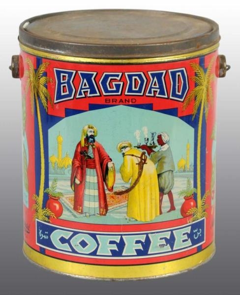 5-POUND BAGDAD COFFEE TIN.                        