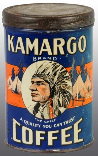 KAMARGO COFFEE TIN                                
