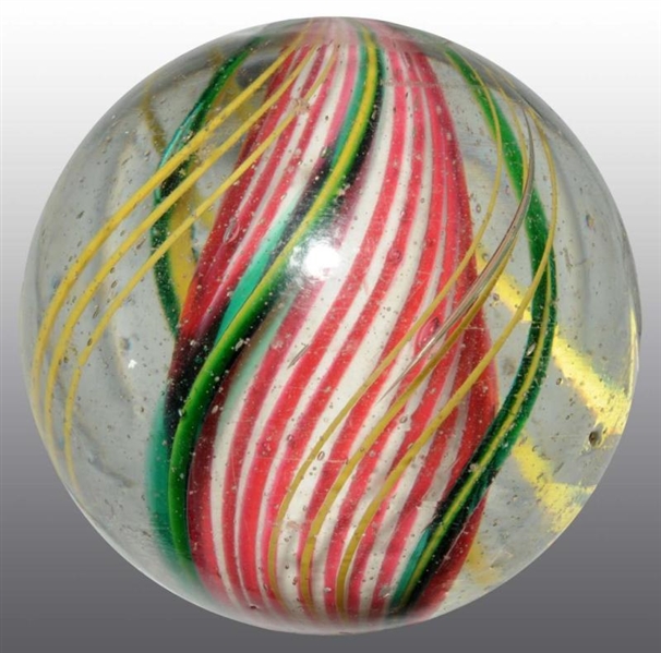 SOLID CORE 3-STAGE SWIRL MARBLE.                  