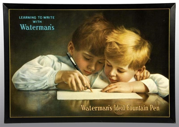 WATERMANS IDEAL FOUNTAIN PEN SIGN.               