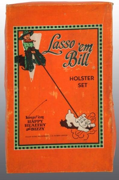 LASSOEM BILL TOY GUN & HOLSTER SET.              