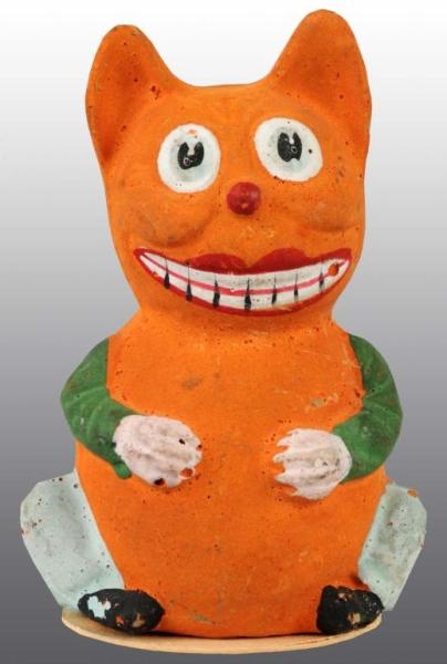HALLOWEEN SITTING CAT CANDY CANDY CONTAINERS.     