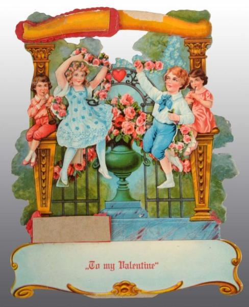 LOT OF 5: DIMENSIONAL VALENTINES.                 